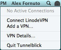 Splash screen for TunnelBlick. Splash screen for TunnelBlick.